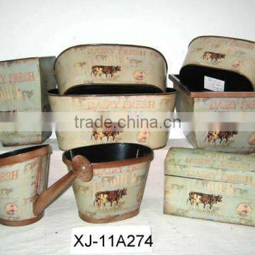 Farm Tune Metal Storage Boxes,basket and Container photo-6