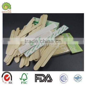 2014 wooden tongue depressor paper package