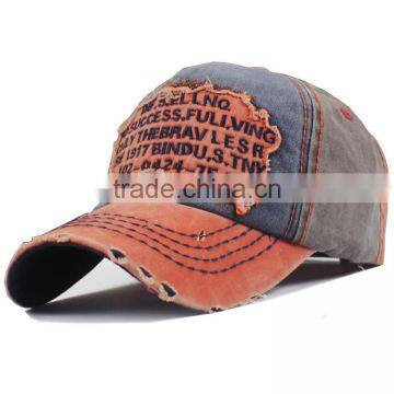 Wholesale Enzyme Washed Distressed Baseball Cap Hats photo-4