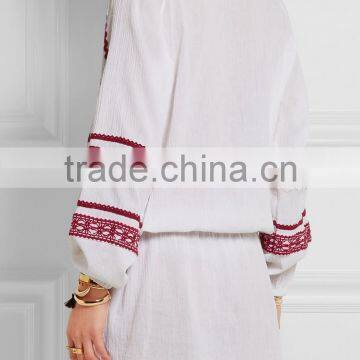 Latest Boho Embroidered Dress Hand Embroidery Design For Dress Girls Dress Names With Pictures HSD6857 photo-2