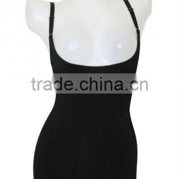 Best popular open bust mid waist slimmer tank top