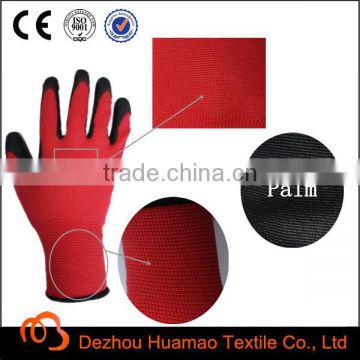 hand gloves pu coated nylon work gloves