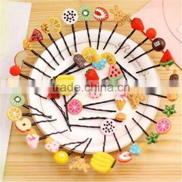 Korea Super Lovely hairpin Fruit Emulation headwear hair clip mini bobby pin