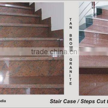 Tan Brown Granite / Indian Tan Brown Granite Stairs / Counter Tops / Slabs photo-5