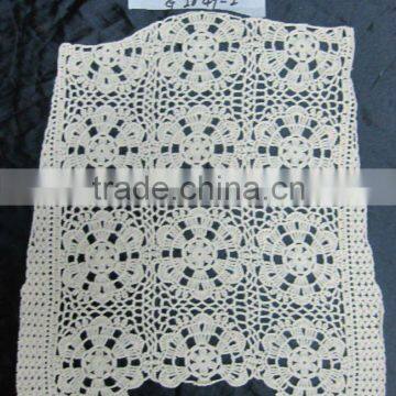 crochet garment fabric/cotton lace fabric