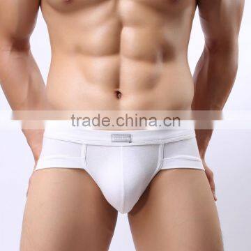 MGOO High Quality Bamboo Cotton Modal Brief For Man Plain Underwear Armour Brief Penis MB021 photo-2