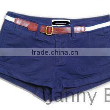 high quality navy mini shorts for girls