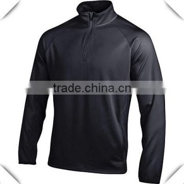 Technical functional dry fit moisture wicking Double Dry 1/4 Zip Fleece Performance Pullover for golf sports custom wholesale