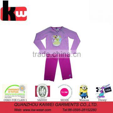 Customized TC cotton pajamas set nighty kids