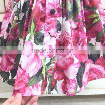 Handmade Sleeveless Sling Design Flower Dress Wholesale Baby Girl Dress photo-6