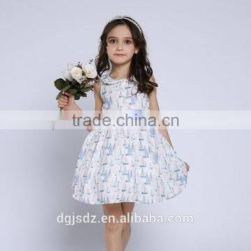 11212#White Lace Children Frock Girls Cotton Dress Names With Pictures photo-3