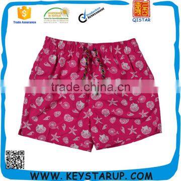 Newest Wholesale Board Shorts Kids Girls Peach Shorts