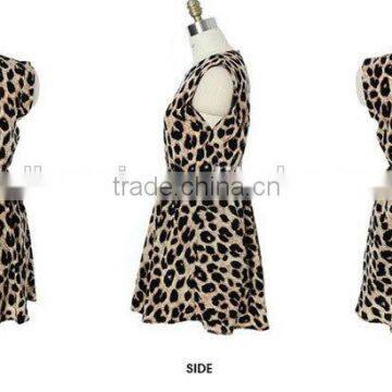 Summer Fashion Women Casual Dress Sexy Leopard Dress photo-5