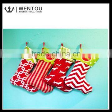 Wholesale Monogram Personalised Multicolor Christmas Stocking photo-4