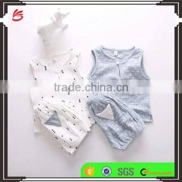 Newest Cotton baby clothes 2017 Summer newborn baby girl custom children clothes set