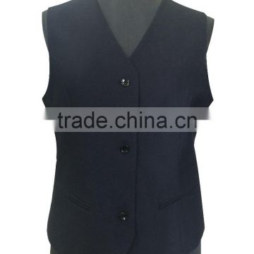 Hot Sale Lady Office Sleeveless Vest Uniform