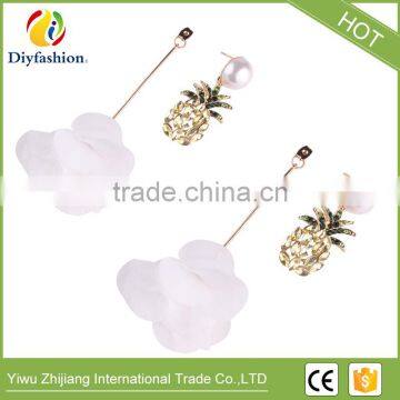 Fashion Jewelry Pineapple Shaped Simulated Pearls Hot Stud Earrings photo-3