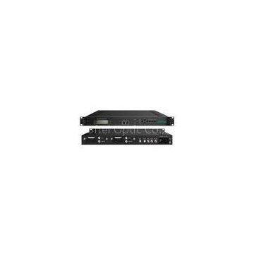 1U DVB-T RF ASI HD Encoder Modulator Digital Headend DVB-S / S2 With Web NMS ISO