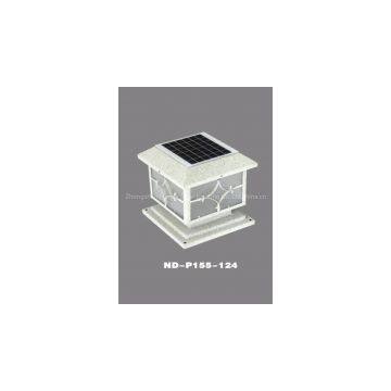 Factory Wholesale Price Led Solar Pillar Lamp P9 photo-3