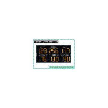 Aluminum Outdoor Electronic Cricket Scoreboard With Wireless Console Single-chip Control