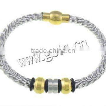 Gets.com stainless steel mesh link bracelet