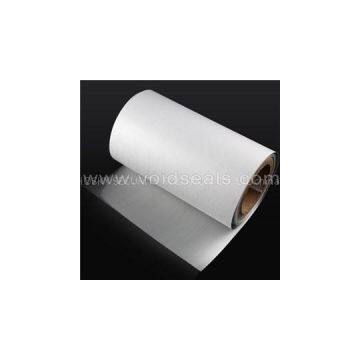 Brushed Silver Polyester Labels