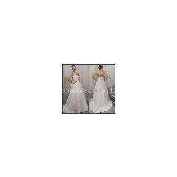 High End Ruffled Beaded Sequins Wedding Dress Beautiful Long Bridal Gowns