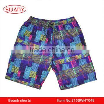 2016 summer fashion 100% polyester beach wrap pants with pocket hot men beach shorts