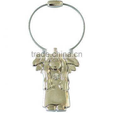 2016 Promotional Cute Girl Angel Christmas Keychain