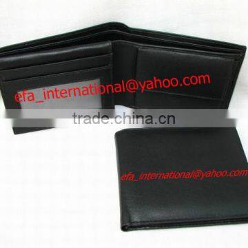 Cow Full Grain Bifold Men Card Holders Wallet photo-2