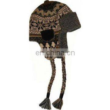 fashional pretty super soft cozy warm popular knit trapper hat