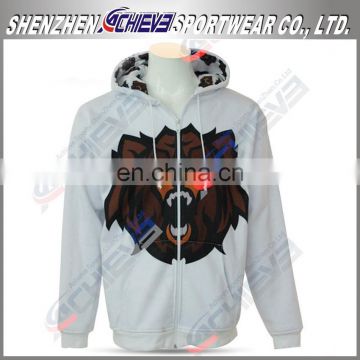 Men Fitted Hoodies Side Zip Hoodies