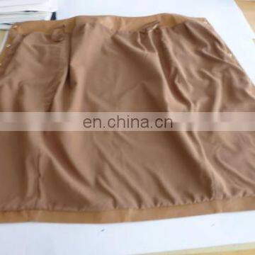 Ladies Genuine Sheep Leather Skirt With Button in Front photo-3