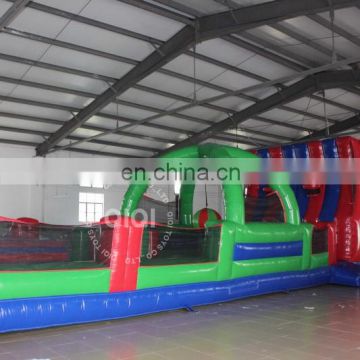 kids outdoor obstacle course inflatable obstacle