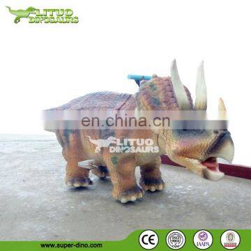 Outdoor Playground Animatronic Animal Dinosaur Rides With Human Control photo-5