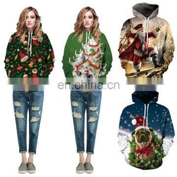 Fashion Christmas Hoodied Pullover Sweater Wholesale Hoodies Jumpers