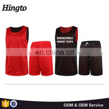 Mesh reversible print basketball singlet