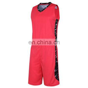 100% Mesh Side Insert V Neck 100% Youth Basketball Jersey 2016 Latest Design photo-6