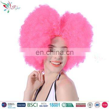 2016 New style synthetic fibre party wig short pink cosplay wig