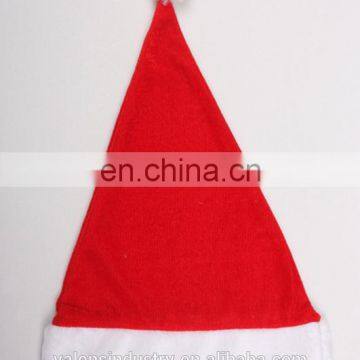 Hot Selling High Quality Luxury Velvet Santa Claus Christmas Xmas hat Decoration