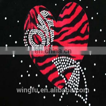 dongguan flock heat transfer sticker for clothes