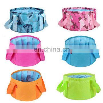 Large waterproof folding wash basin bag outdoor camping foldable bag footbath#KZ-09