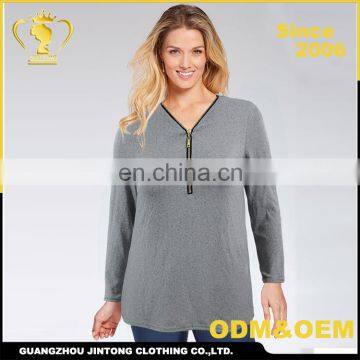 Mama wear women winter clothing half zip sweater wholesale 2018