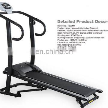 W1800M1 magnetic treadmill/ manual treadmill