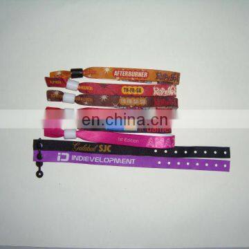 Hot selling Fabric Texitle Woven Wristbands For Events