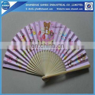 Bamboo Craft Fan/advertising bamboo hand fan