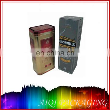 2016 newest hot selling wine bottle tin pack