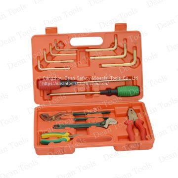 non sparking tools 13pc tool set , Aluminum bronze or beryllium copper