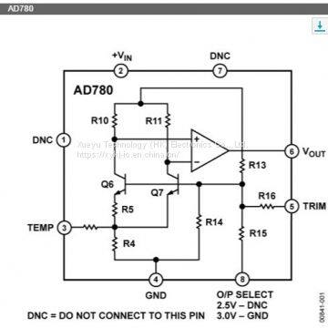 AD780BRZ-REEL7 ADI NEW and ORIGINAL 18+SOP 2.5 V/3.0 V High Precision Reference