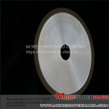 Resin bond diamond grinding wheels for carbide tool